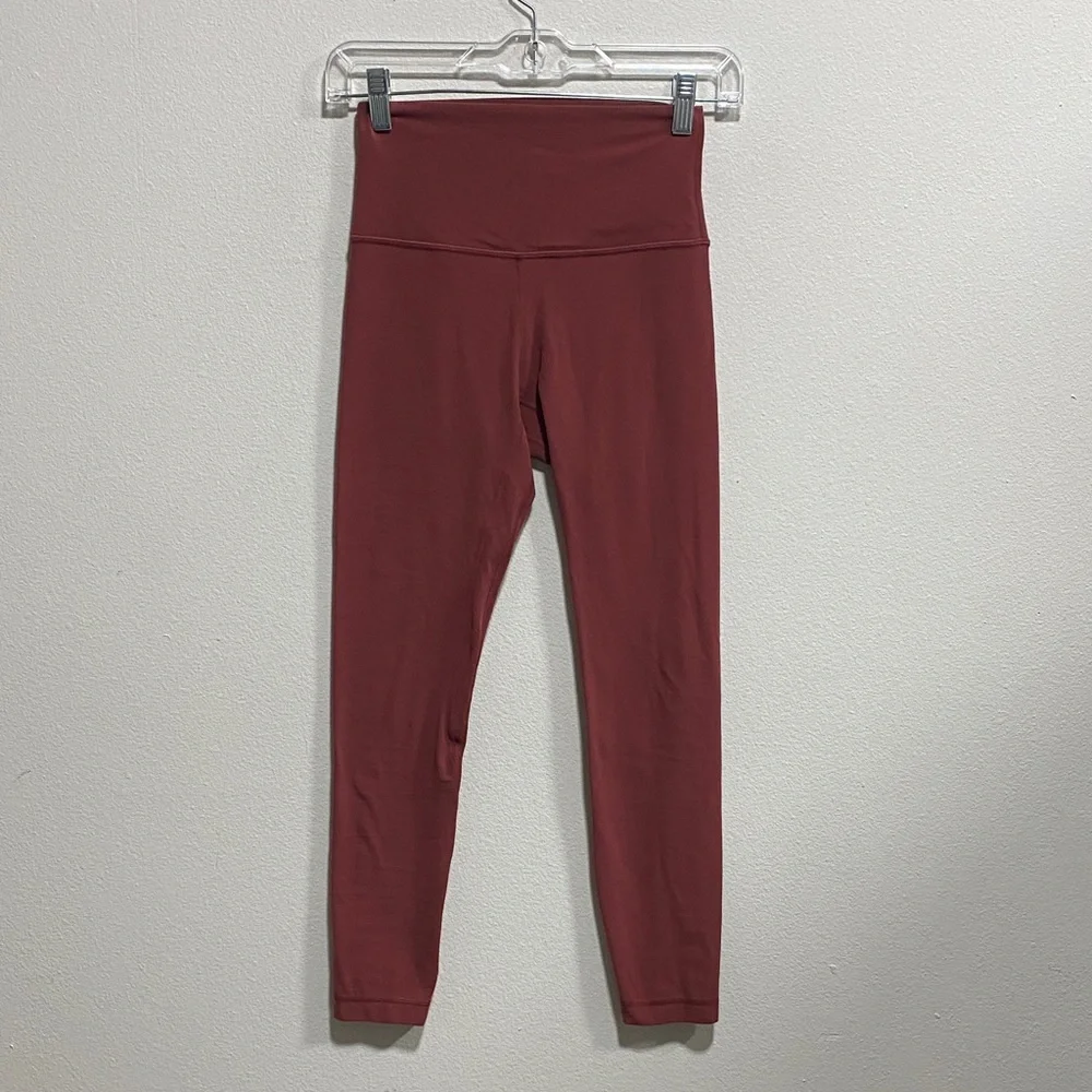 Lululemon Align Pant II 25” Savannah Leggings Size 4 Nulu High Rise Yoga - Picture 5 of 16